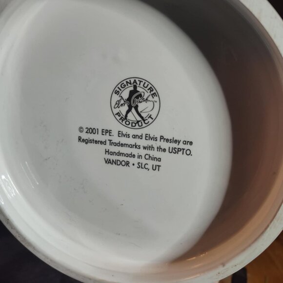 Elvis Presley Ceramic & Metal Cookie Jar Film Reel His Famous Movies 2001 - Picture 8 of 8